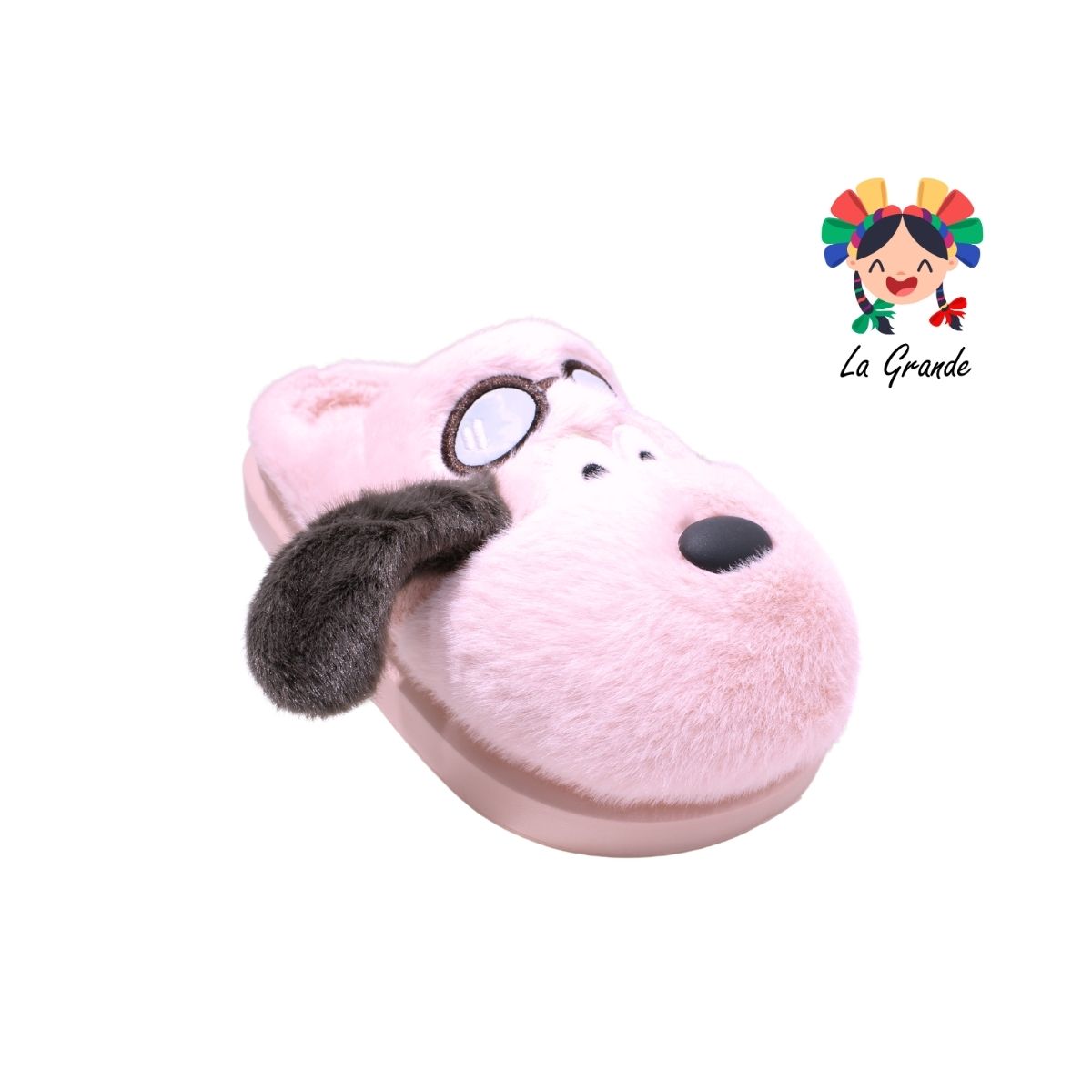 2438 TIGRE Multicolor Perrito Lentes Pantufla para Dama y Joven