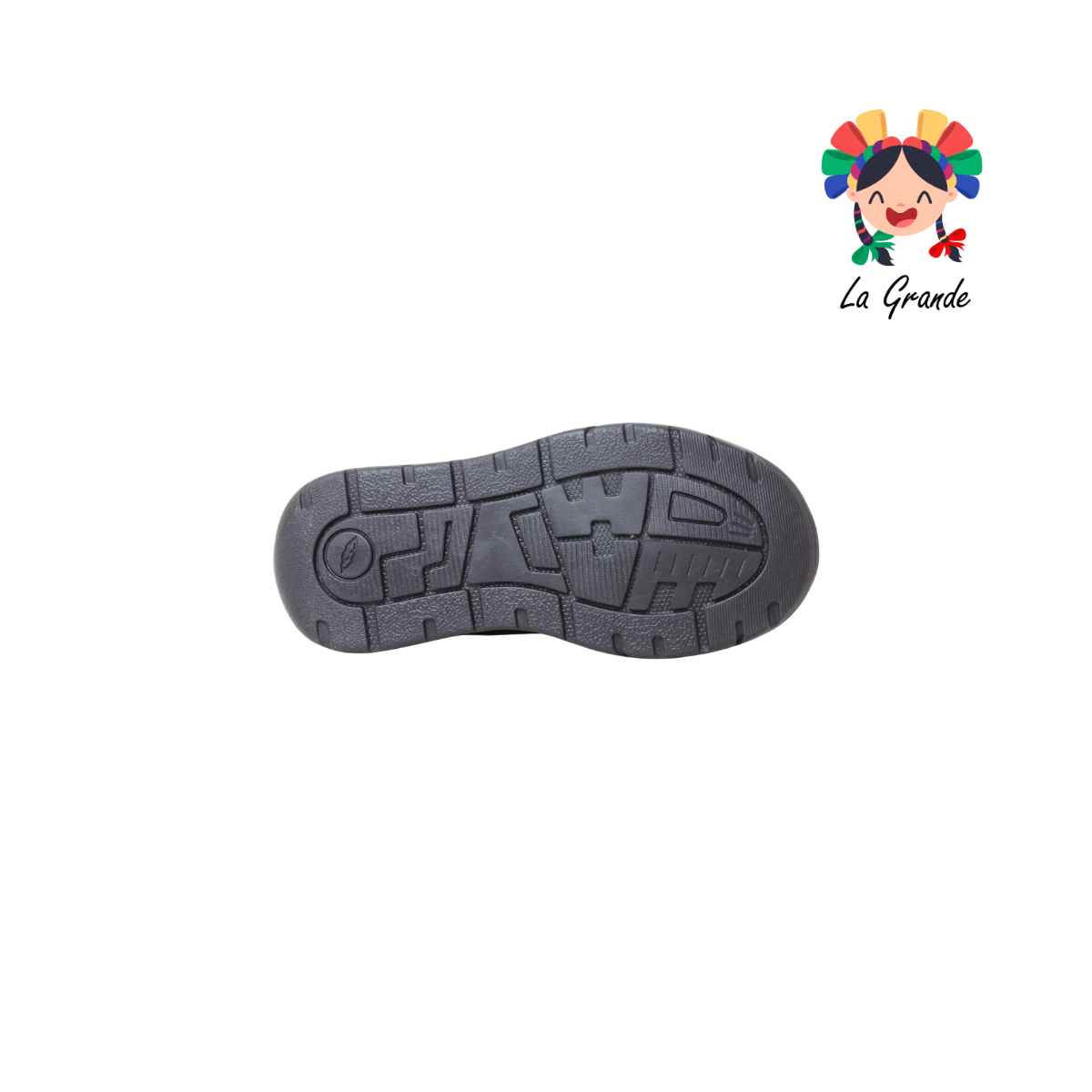 24421 YUYIN Negro Piel Zapato Escolar para Niño