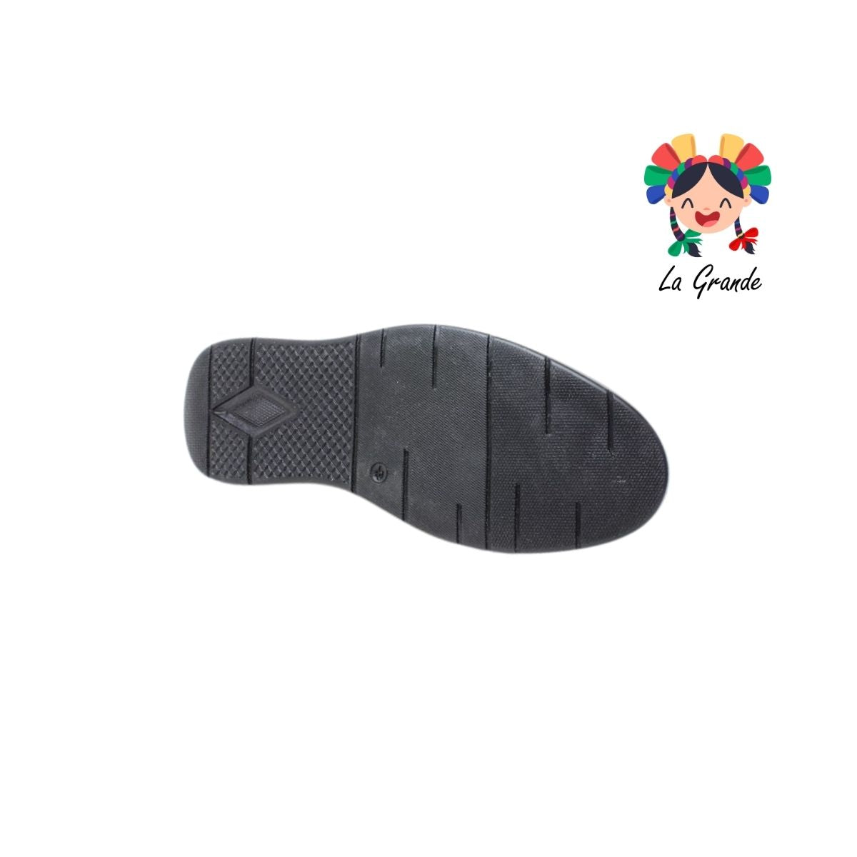 2502 CUSTOM Negro Atanado Zapato casual para Joven
