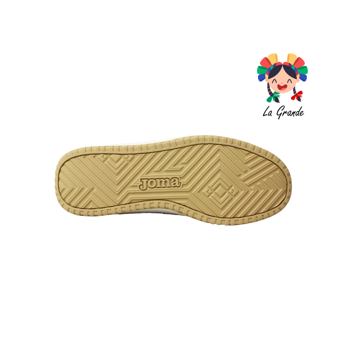 2518 JOMA Beige Oro Sintético Tenis Casual para Dama y Joven