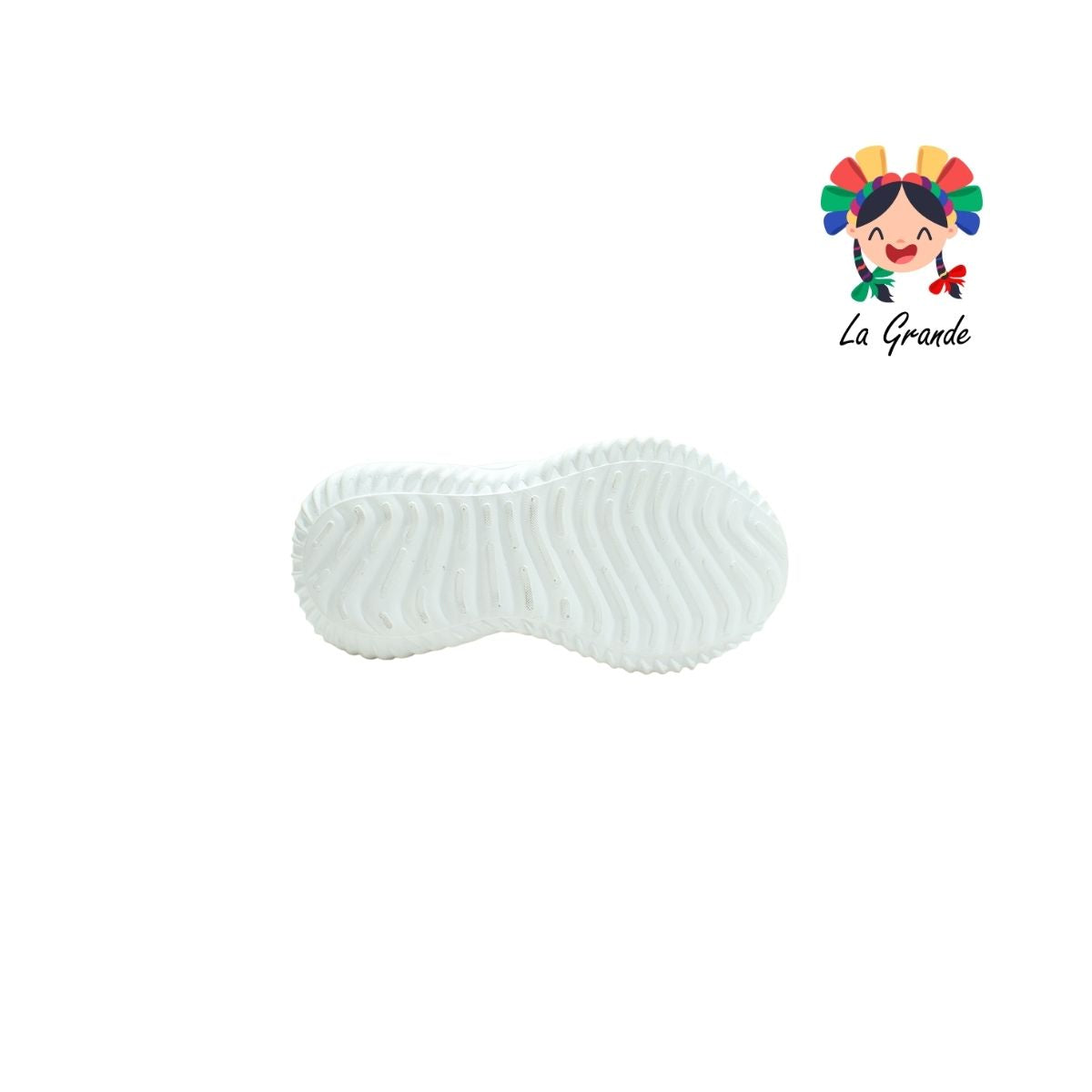 2551 DOMINIQ Blanco Tornasol Sintético Tenis Casual para Niña y Dama