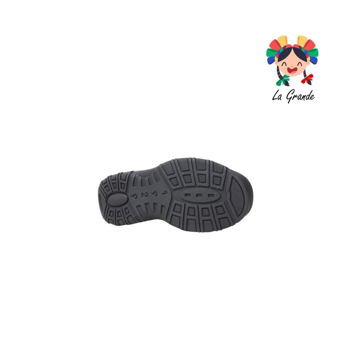 25E243 BLASITO Negro Piel Zapato Escolar para Niño y Joven