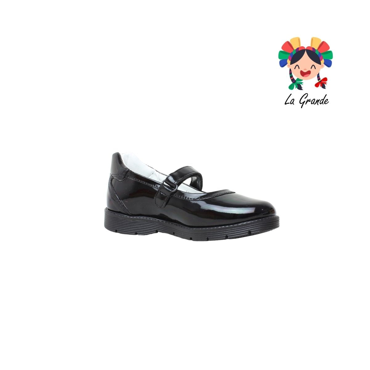 25E311 BLASITO Negro Charol Zapato Escolar para Niña