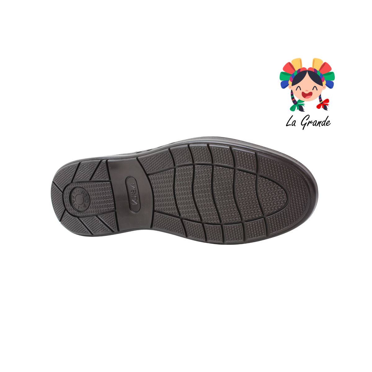 2600 VELRA Café Piel Zapato Casual para Caballero