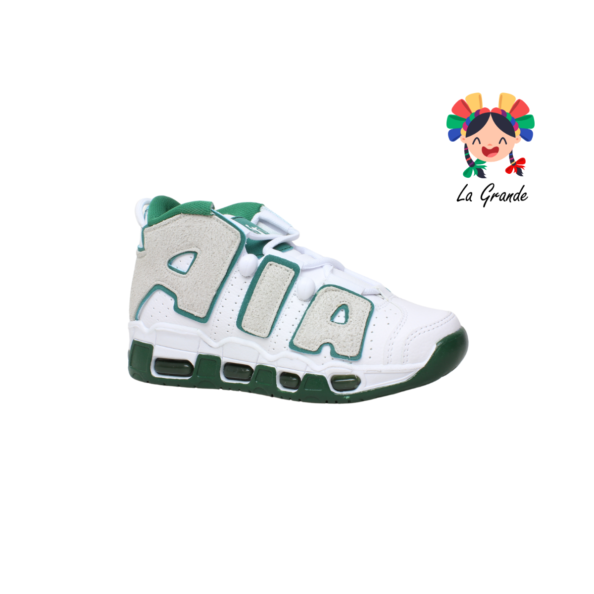 1018 HARMAN Bco Vde Vde Tenis Casual para Dama, Joven y Caballero
