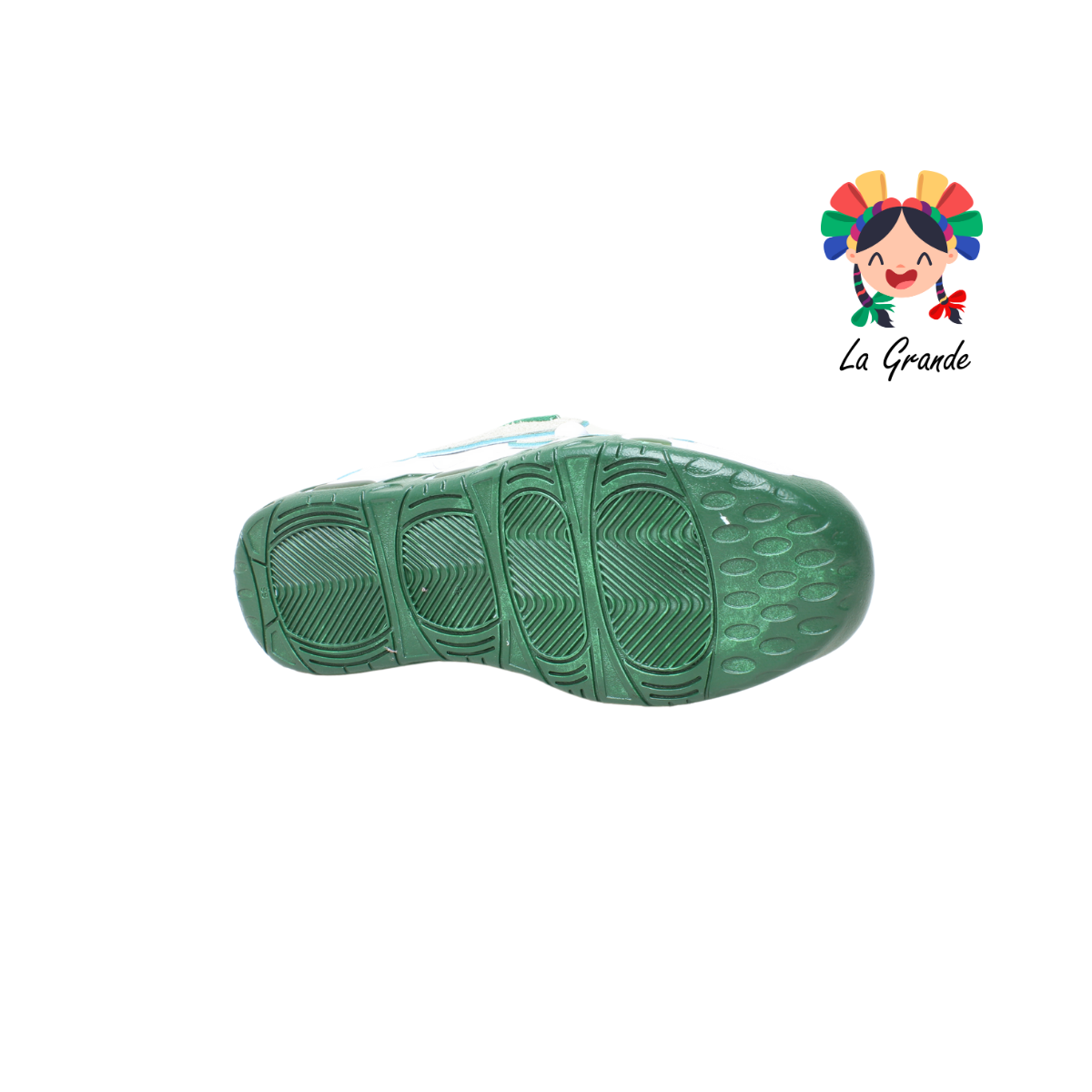 1018 HARMAN Bco Vde Vde Tenis Casual para Dama, Joven y Caballero