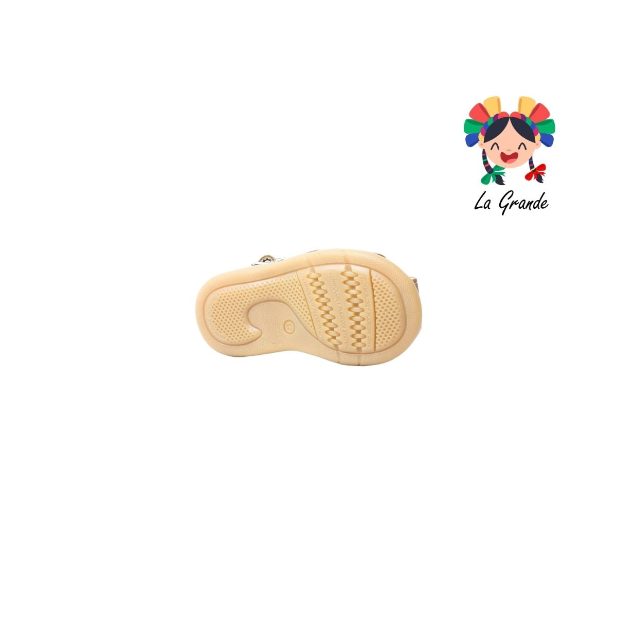 2693 PEQUEÑITOS Camel Cobre Piel Huarache para Bebé