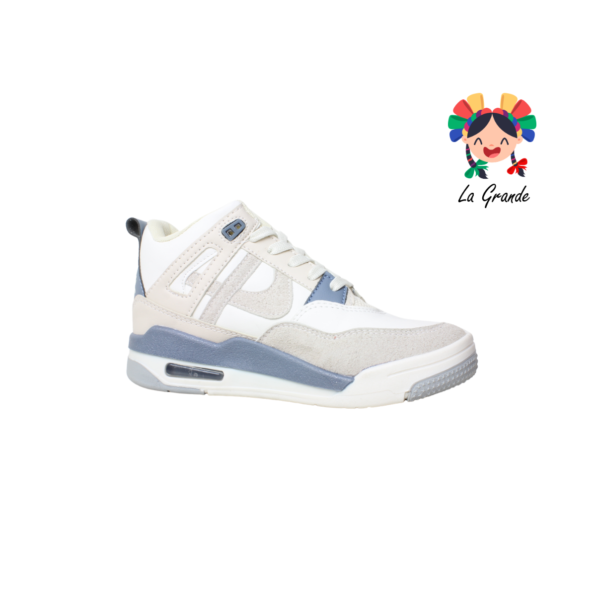 010897 PANAM Ostión Azul Napa Tenis Casual Original para Dama y Joven