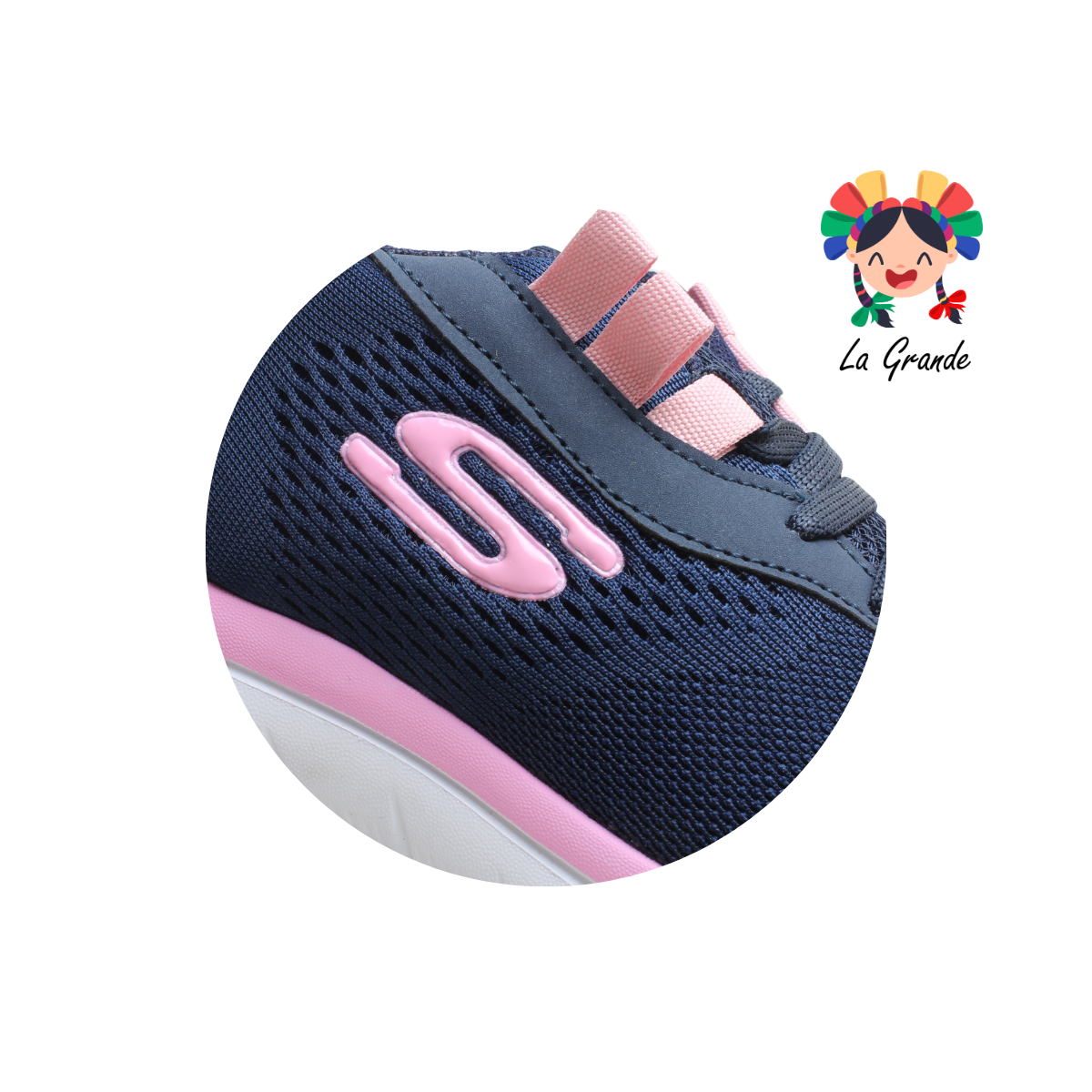 V-83 VANNI CLUB Marino Rosa Tenis Deportivo para Dama