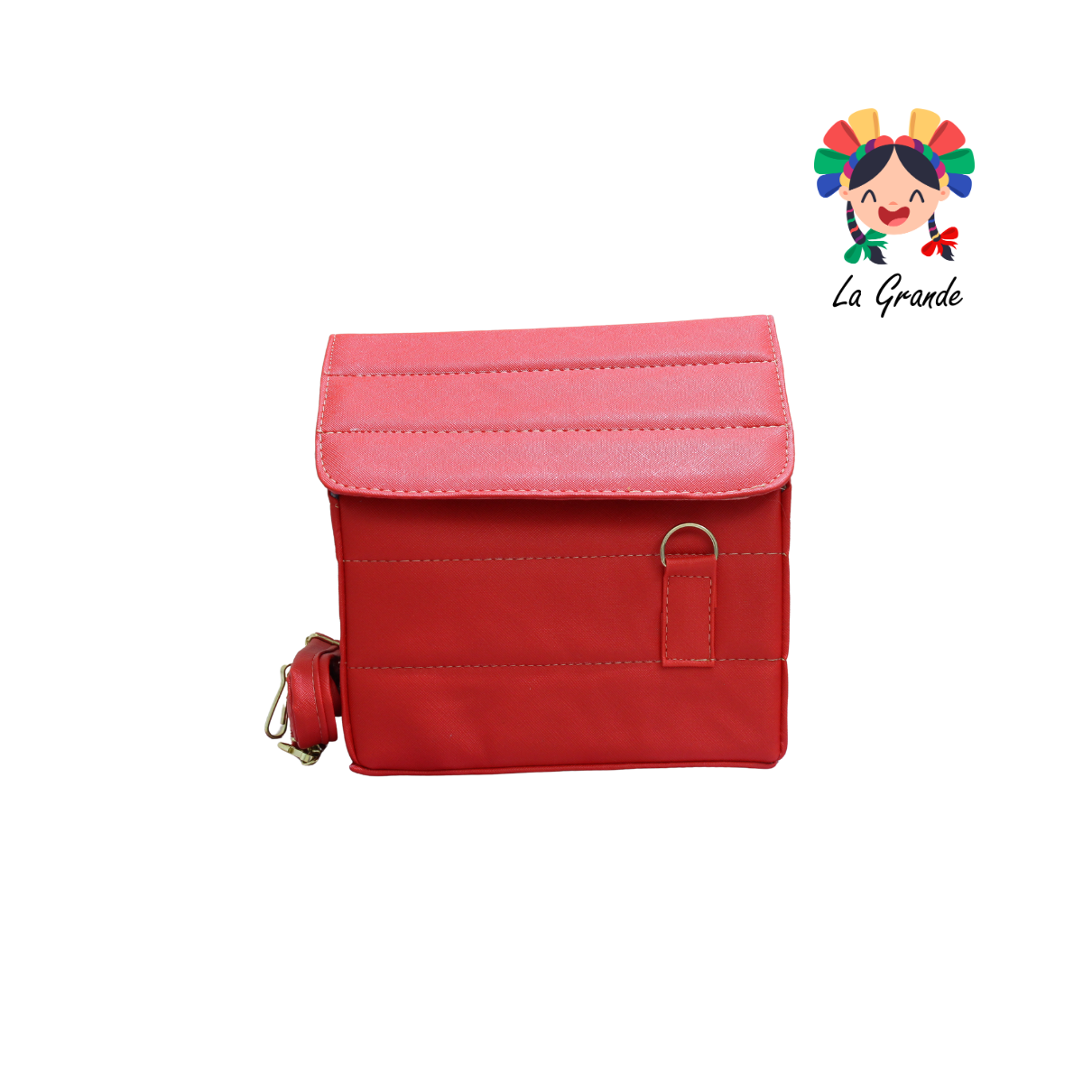 013 Perrito LUCCIANA Bolsa Casita Casual Animada En Color Rojo para Niña y Dama