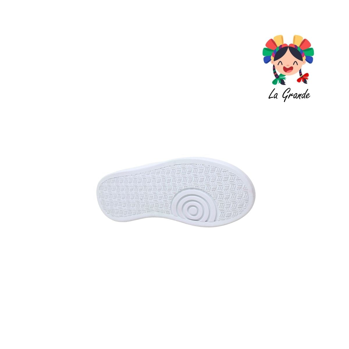 28010 PEKE KIDS Blanco Sint Tenis Escolar para Niña, Niño, Dama y Joven