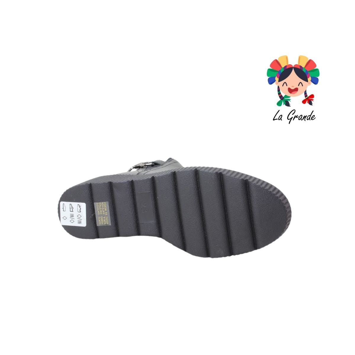 2804 WILDCAT Negro Napa Bota Casual para Dama