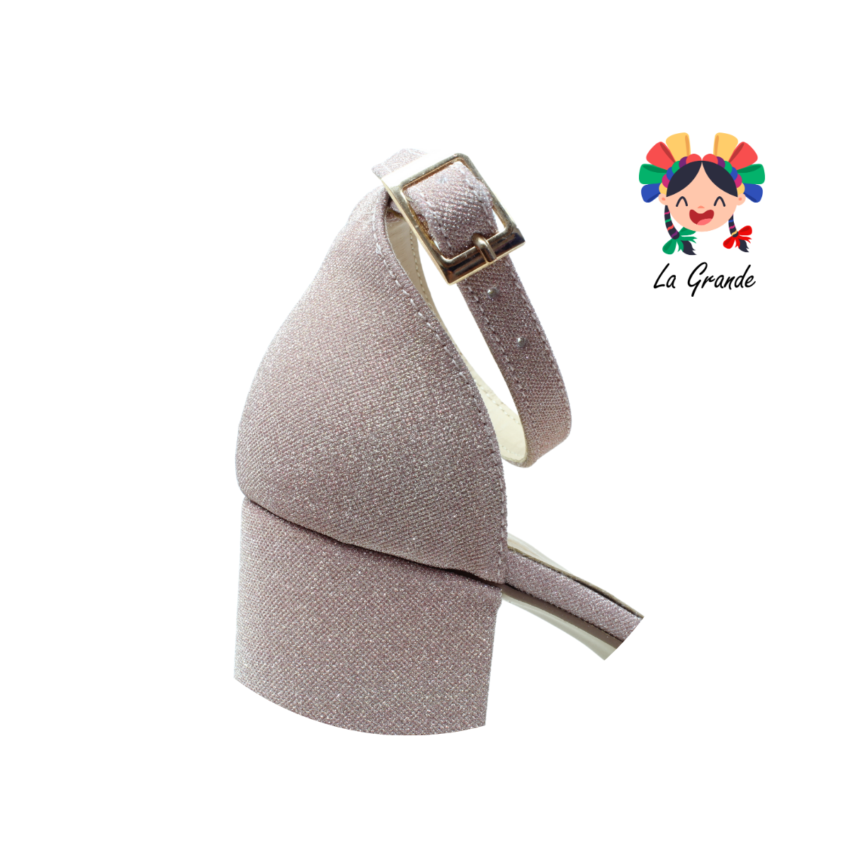 1165 KAROLINE Oro Rosa Persa Zapatilla para Dama