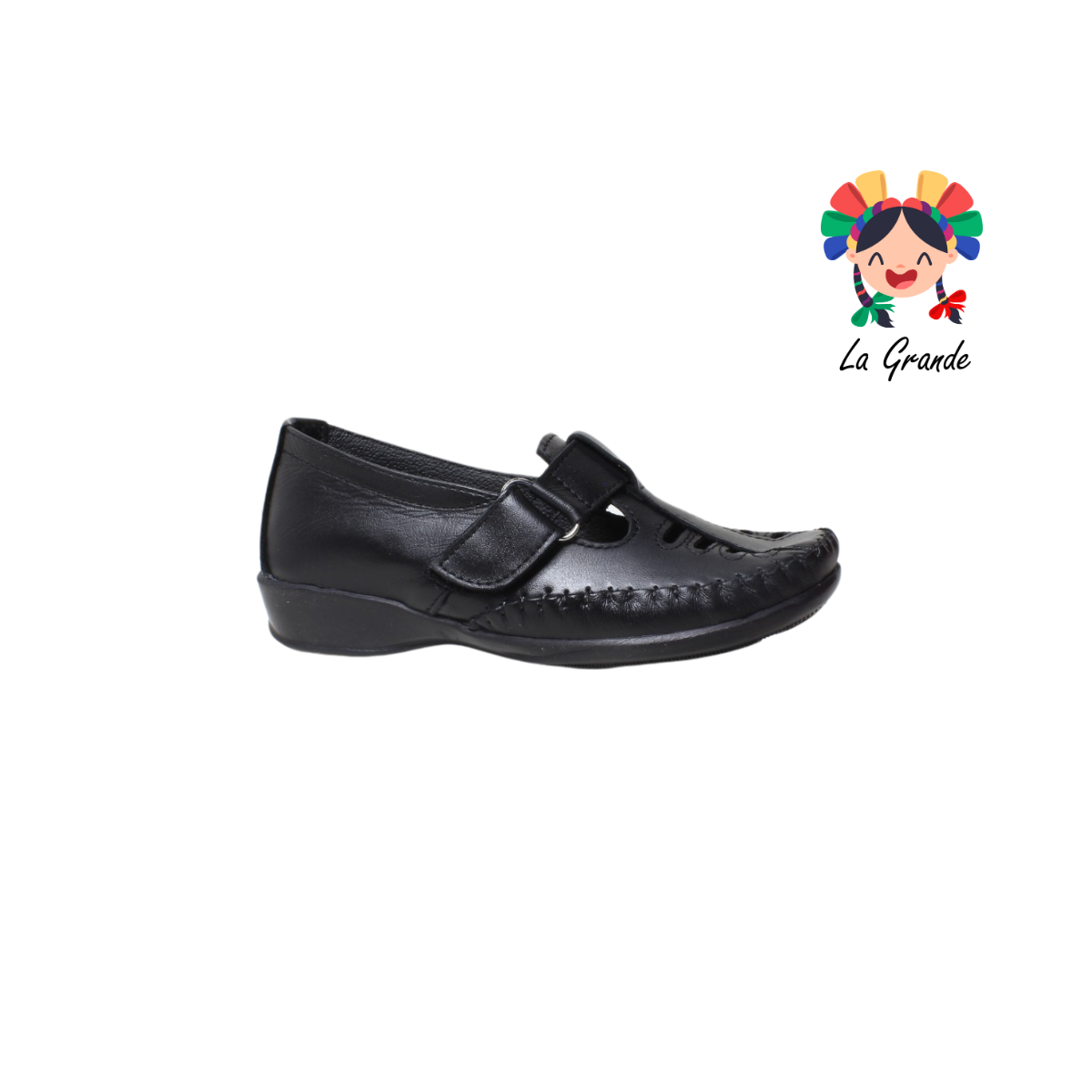 291 KARLE Negro Piel Zapato Casual para Dama