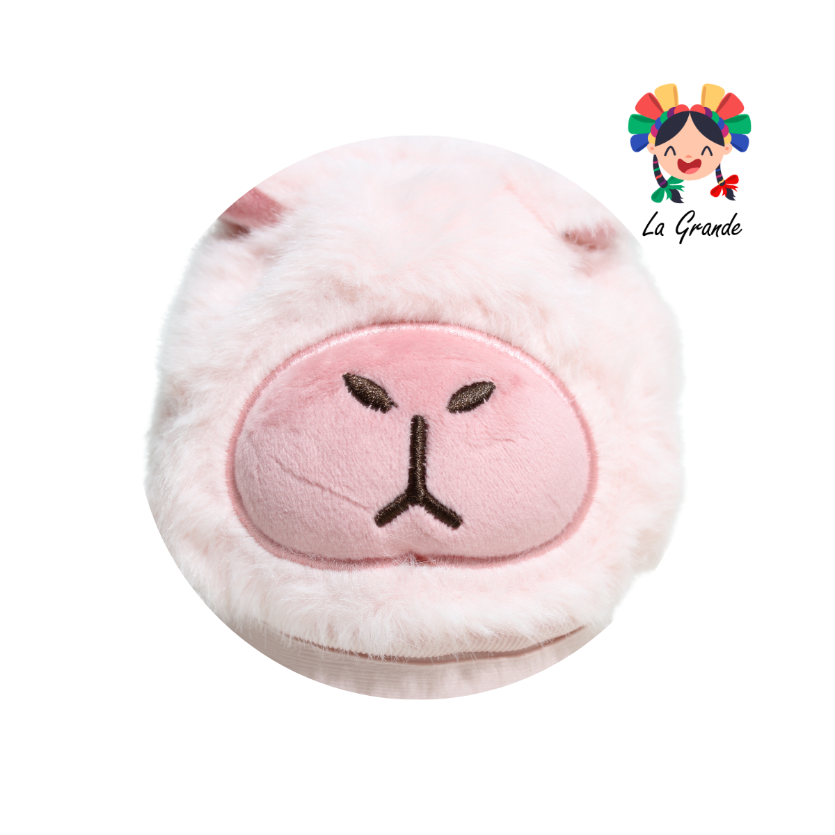 SJT-00141 MT Multicolor Capy Pantufla Afelpada para Niña y Niño