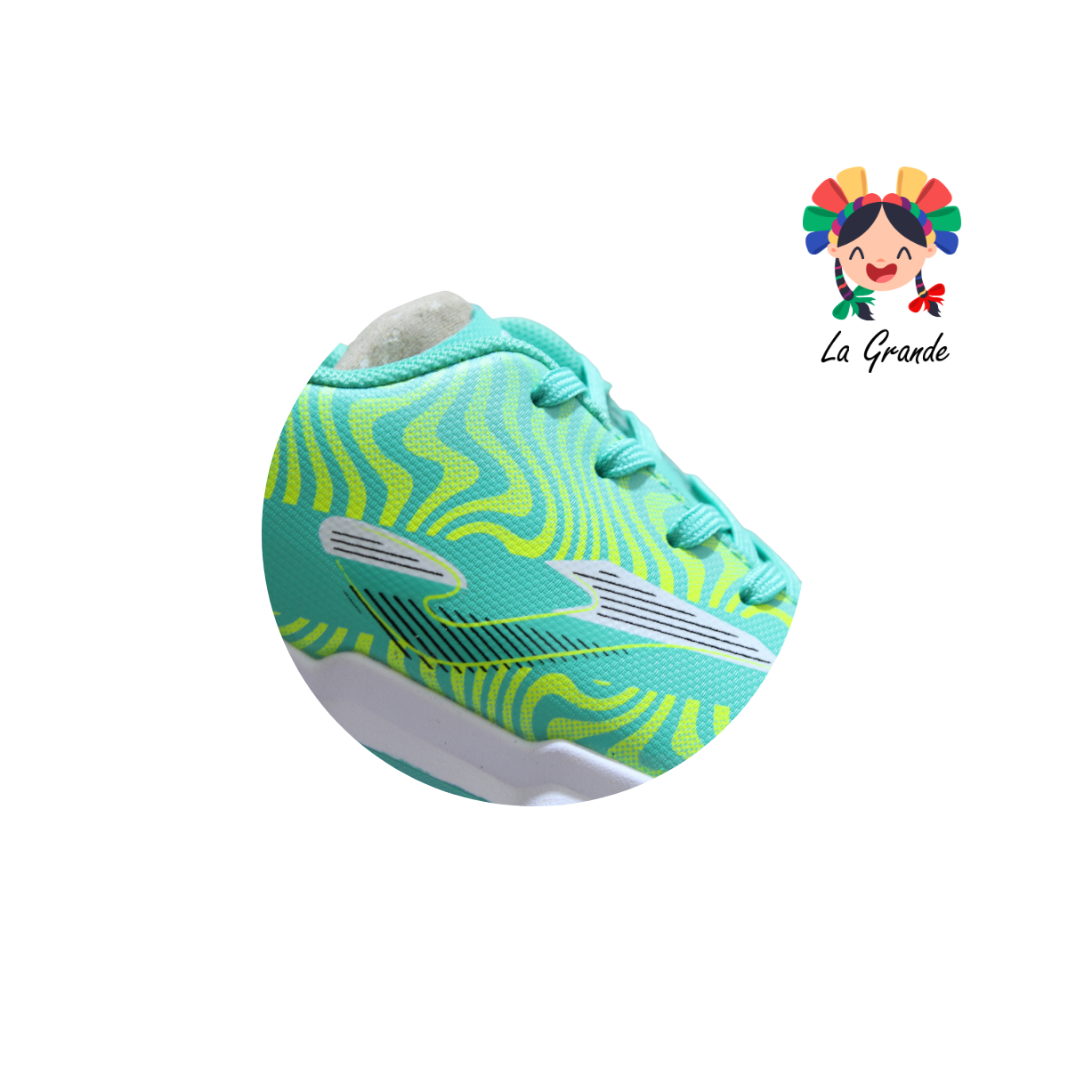 2415 JOMA Indoor Turquoise Napa Tenis de Futbol para Joven