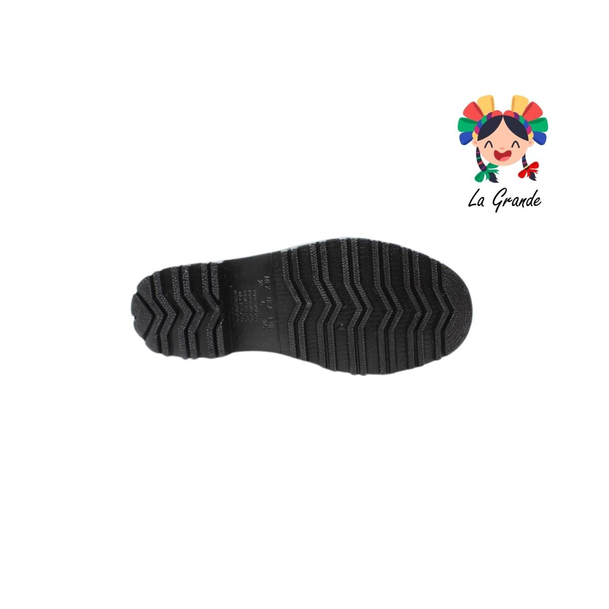 2953 TOP MODA Negro Hortensia Bota de Hule para Dama