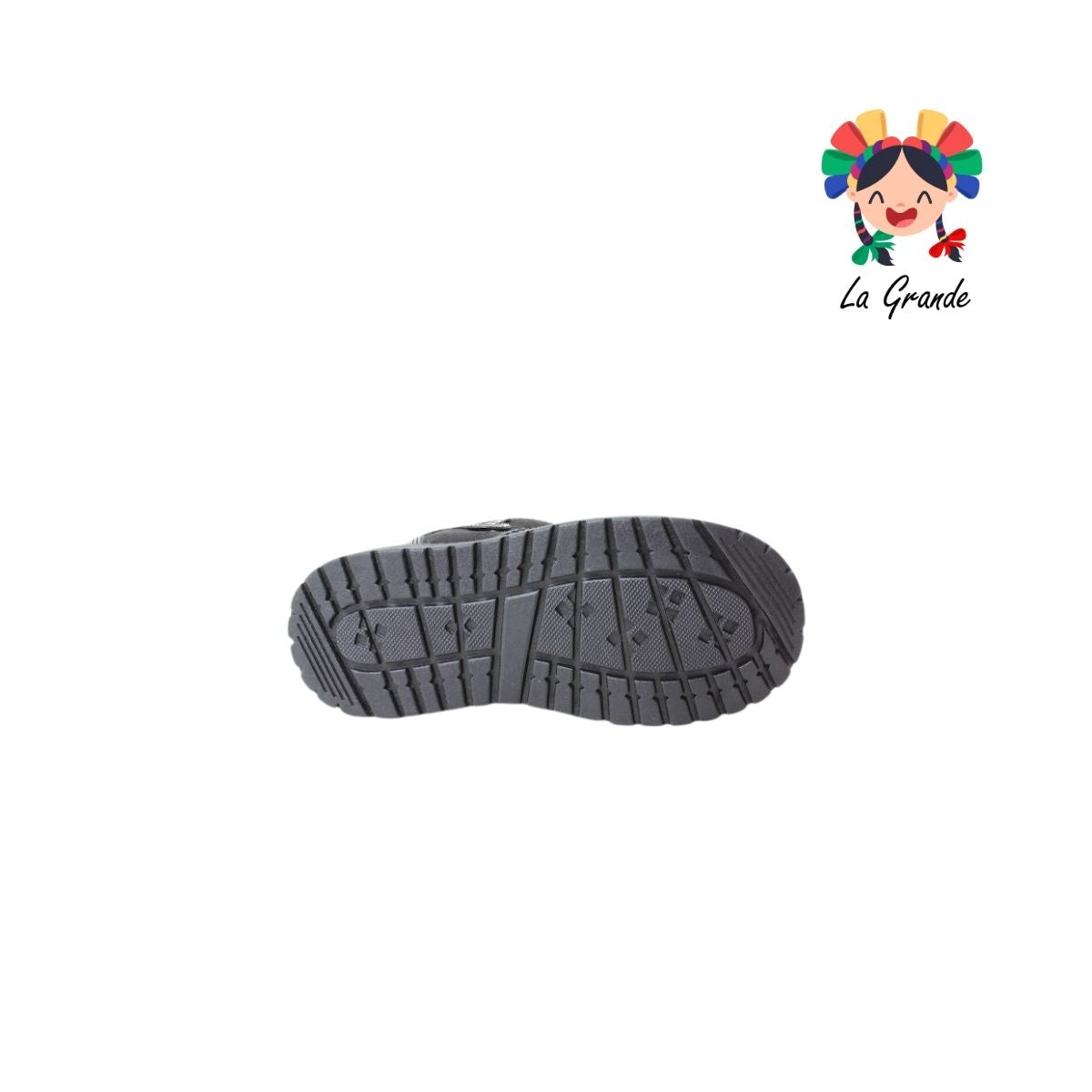 295 LUCHO Negro Charol Bota Casual para Niña