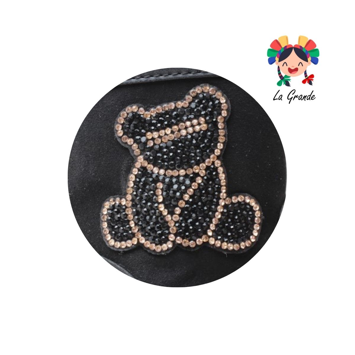 295 LUCHO Negro Oro Dmic Bota Casual para Niña