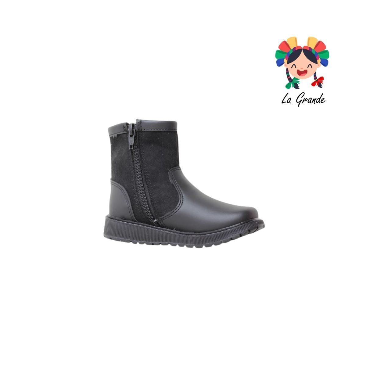 295 LUCHO Negro Oro Dmic Bota Casual para Niña