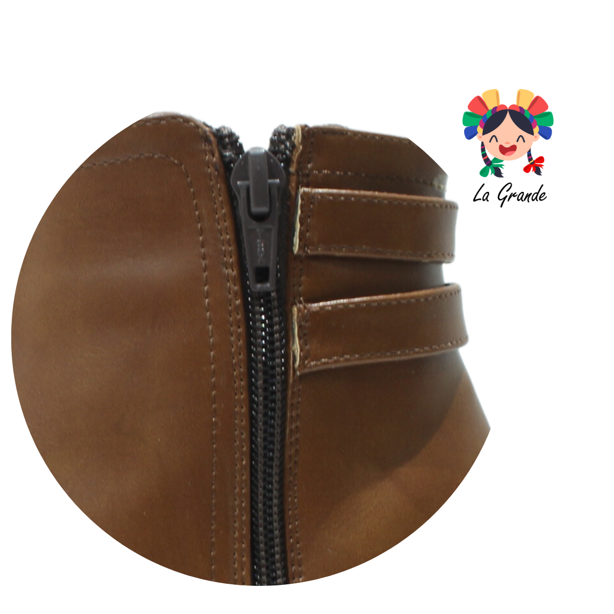 2966 SCANDALO Coñac Sint Bota Casual para Dama