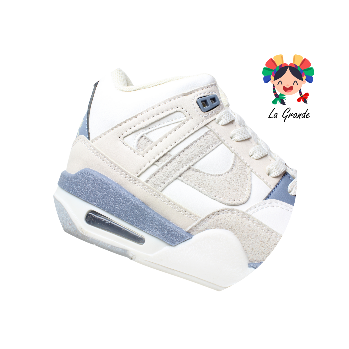 010897 PANAM Ostión Azul Napa Tenis Casual Original para Dama y Joven