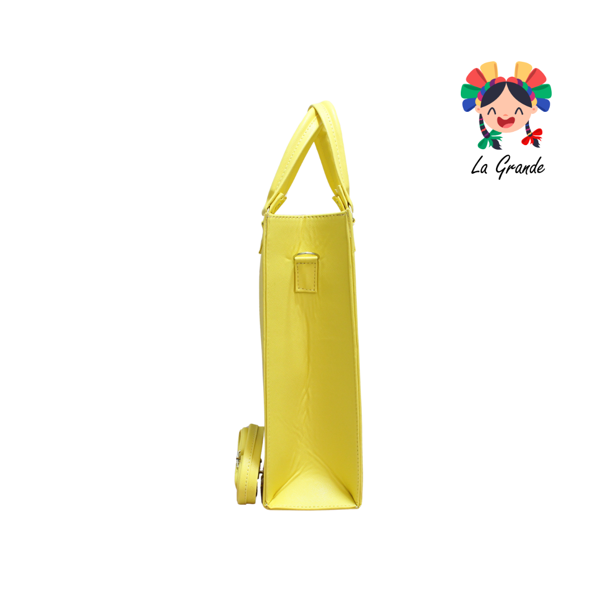 009 Muñeco Diabólico LUCCIANA Amarillo Bolsa Dulcero Casual para Niña y Dama