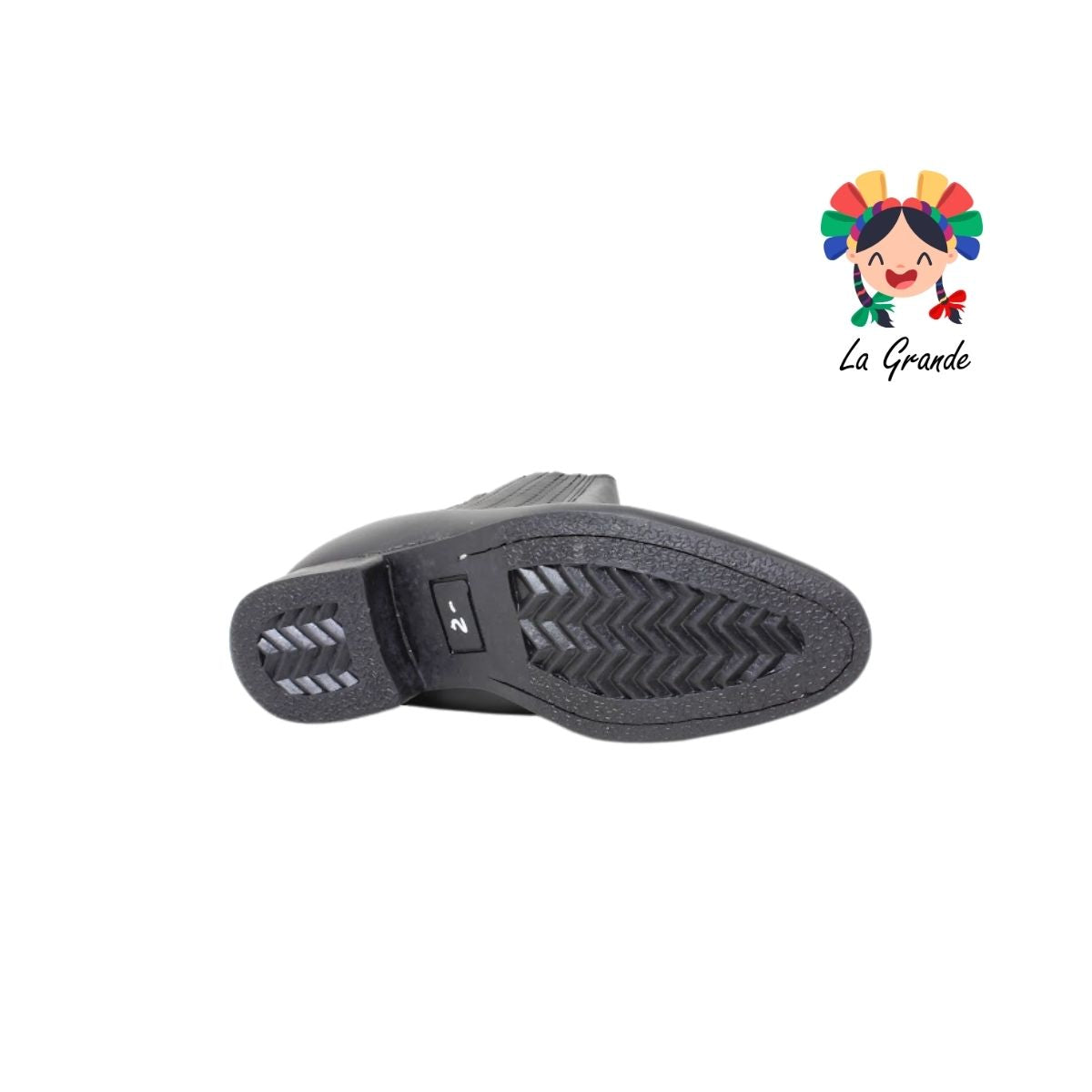 303 COCOYIN Negro Piel Bota Casual para Joven