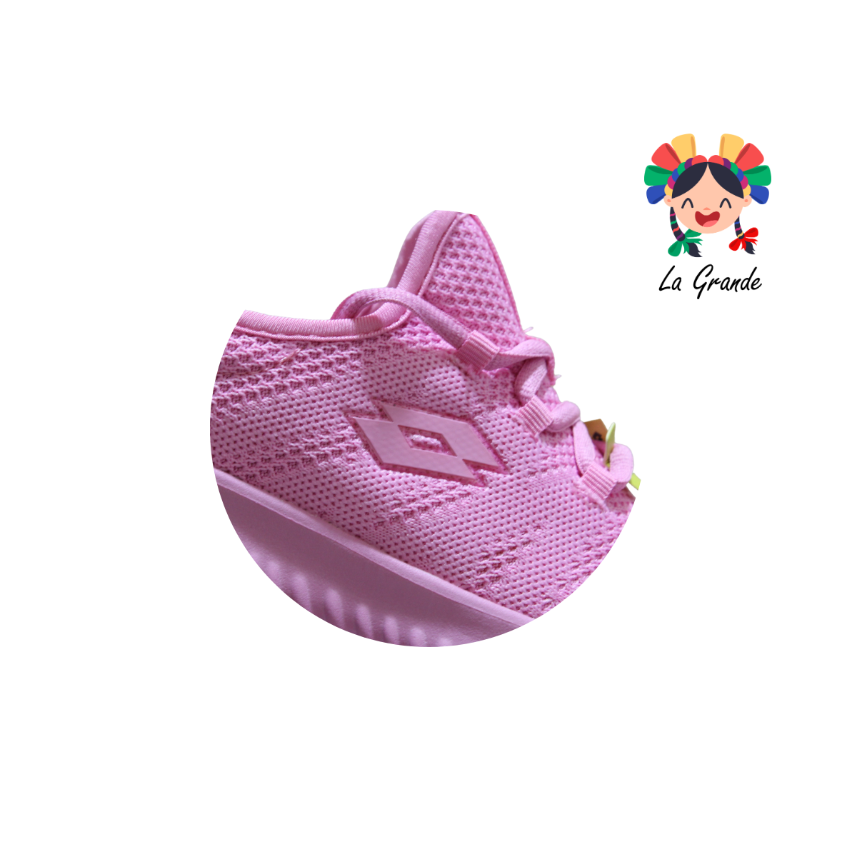 H9254 LOTTO Rosa Tenis Deportivo para Dama
