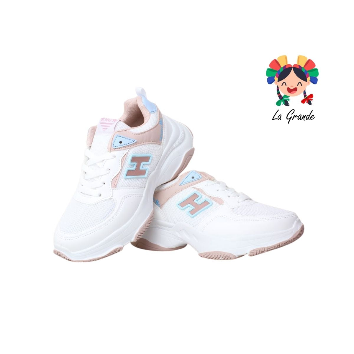 307 H-GROSS Bco Rich Cielo Tenis Deportivo para Dama