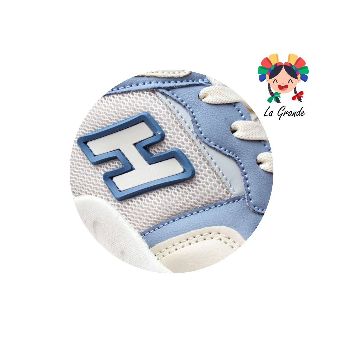 307 H-GROSS Beige Denim Tenis Deportivo para Dama