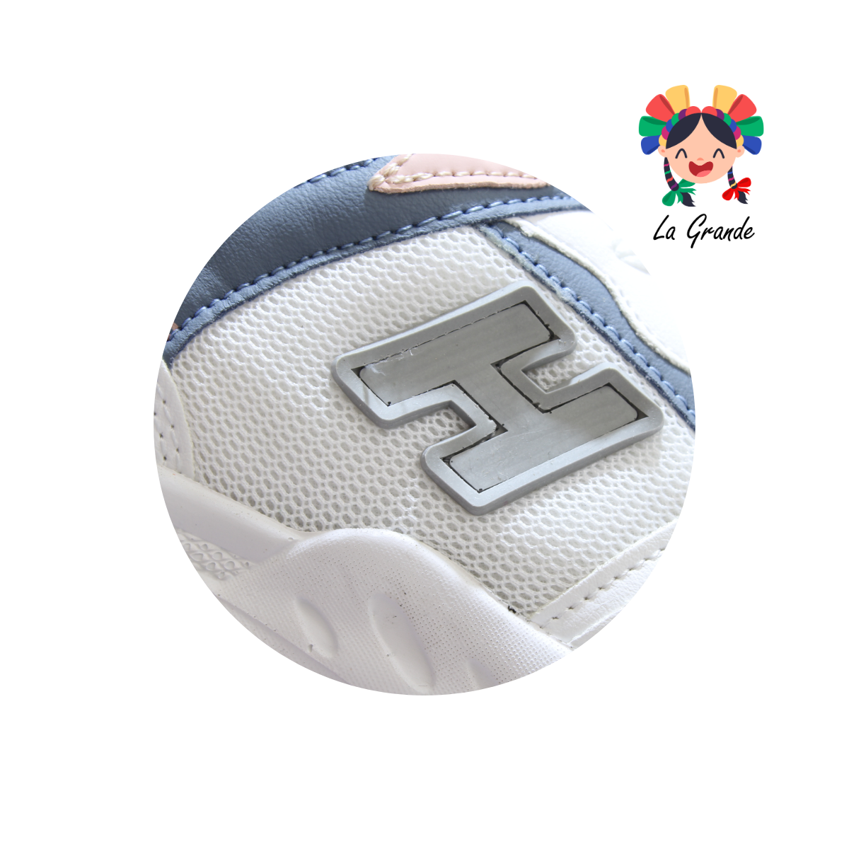 307 H-GROSS Bco Dem Café Tenis Casual para Dama