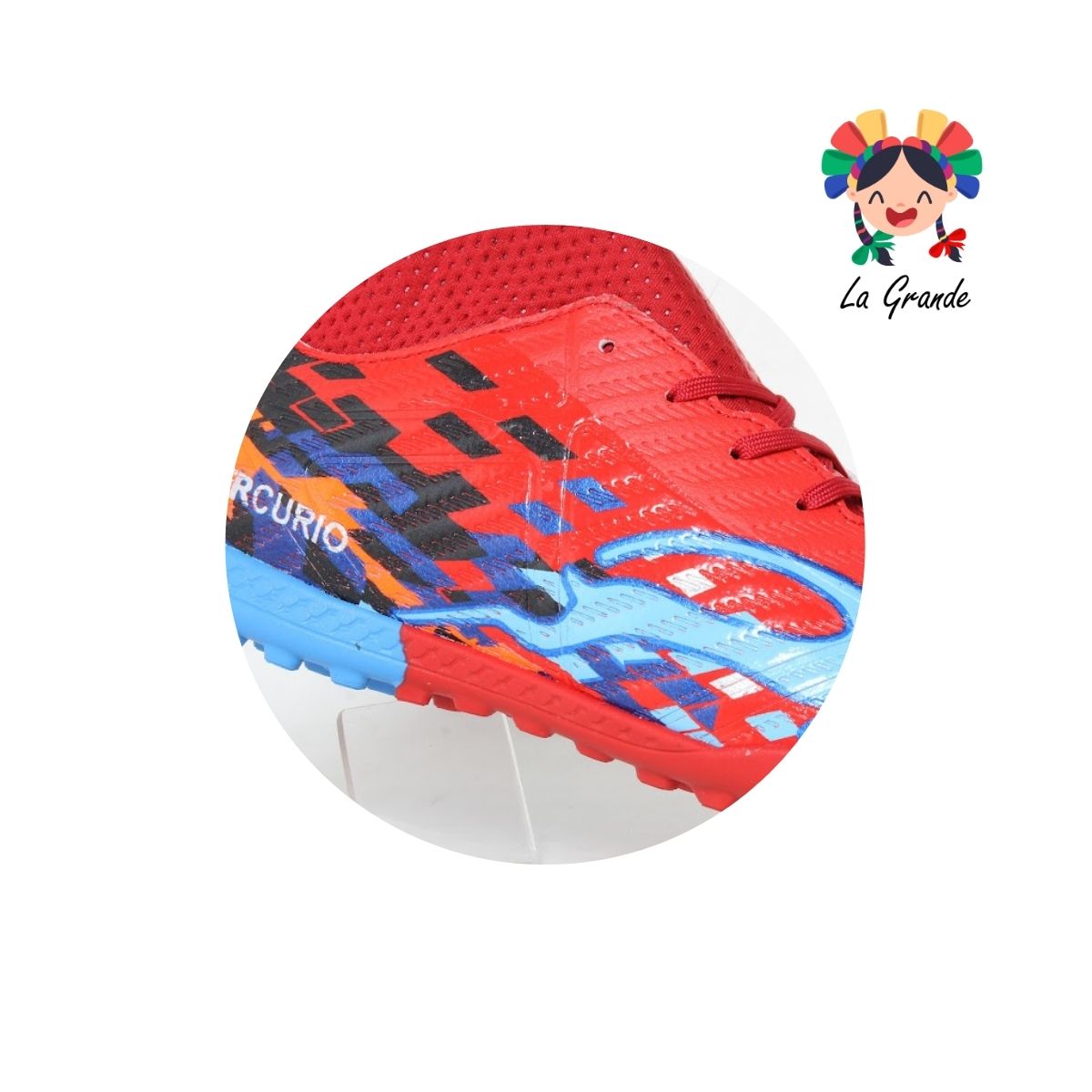 3099M UNION Rojo Pastel Nja Sintético Tenis de Fútbol Rápido tipo Calcetín para Joven y Caballero