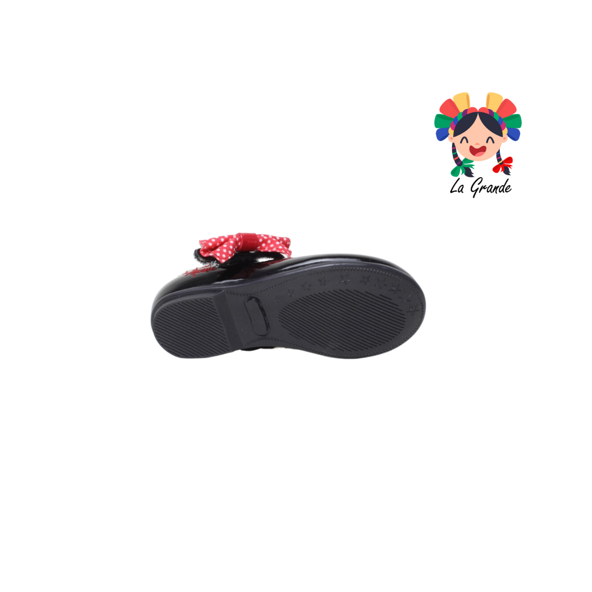 31206 TROPICANA Negro Charol Minnie Balerina para Niña