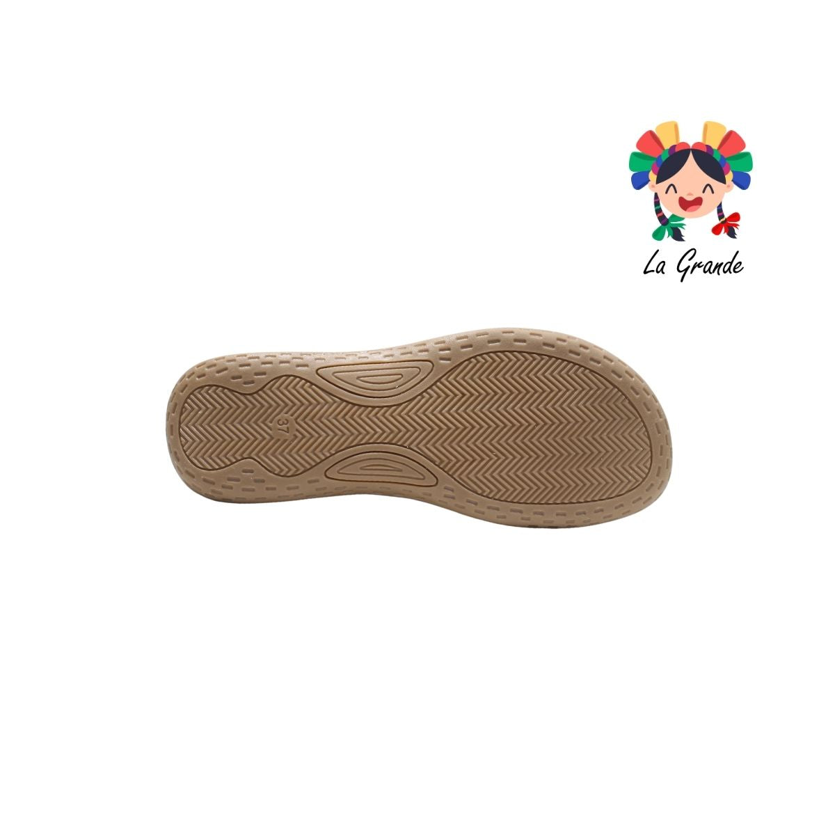 9022 VI LINE Café Sint Sandalia con Brillos para Dama