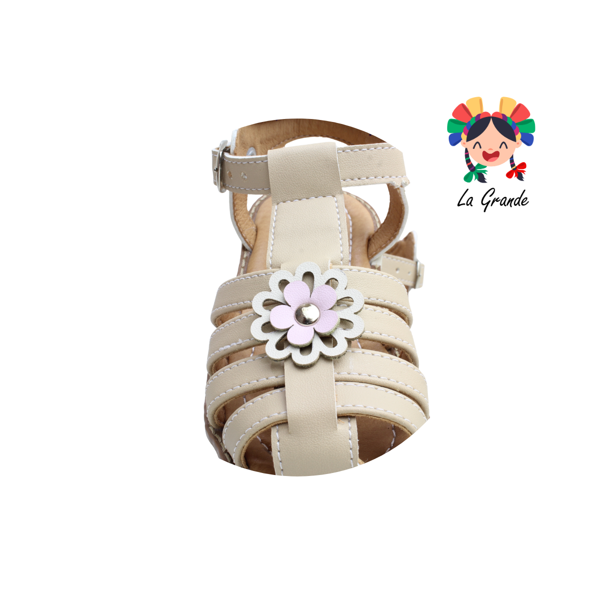 330 DOMINIQ Beige Sint Sandalia para Niña