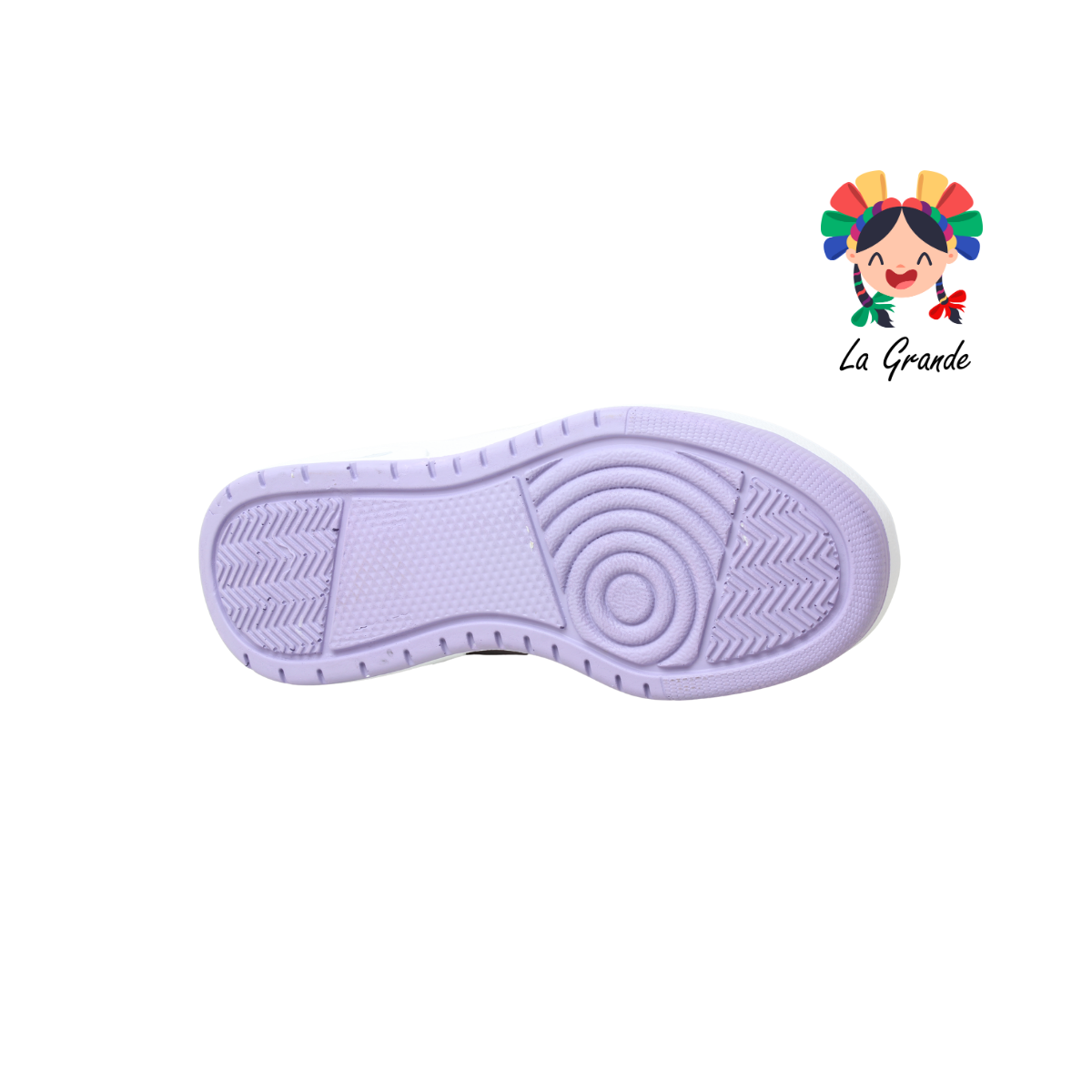 334 H-GROSS Blanco Lavanda Tenis Deportivo con Válvula para Dama