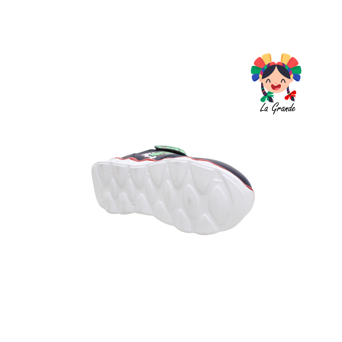 3371 ROKINO Azul Marino Tenis Casual con Luces Led para Niño y Niña