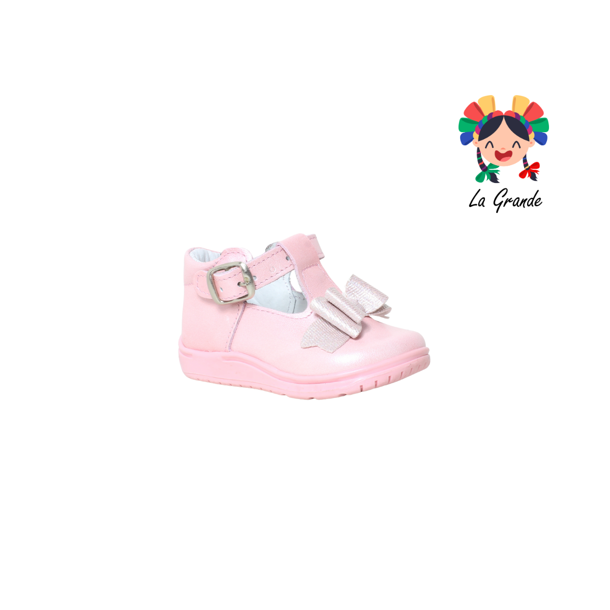 339 WIZZYZ Rosa Nacarado Zapato Casual para Bebé