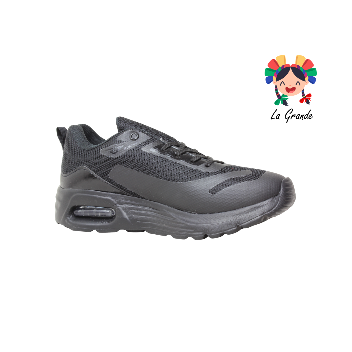 352 UNION Negro Total Tenis Deportivo con Válvula para Caballero