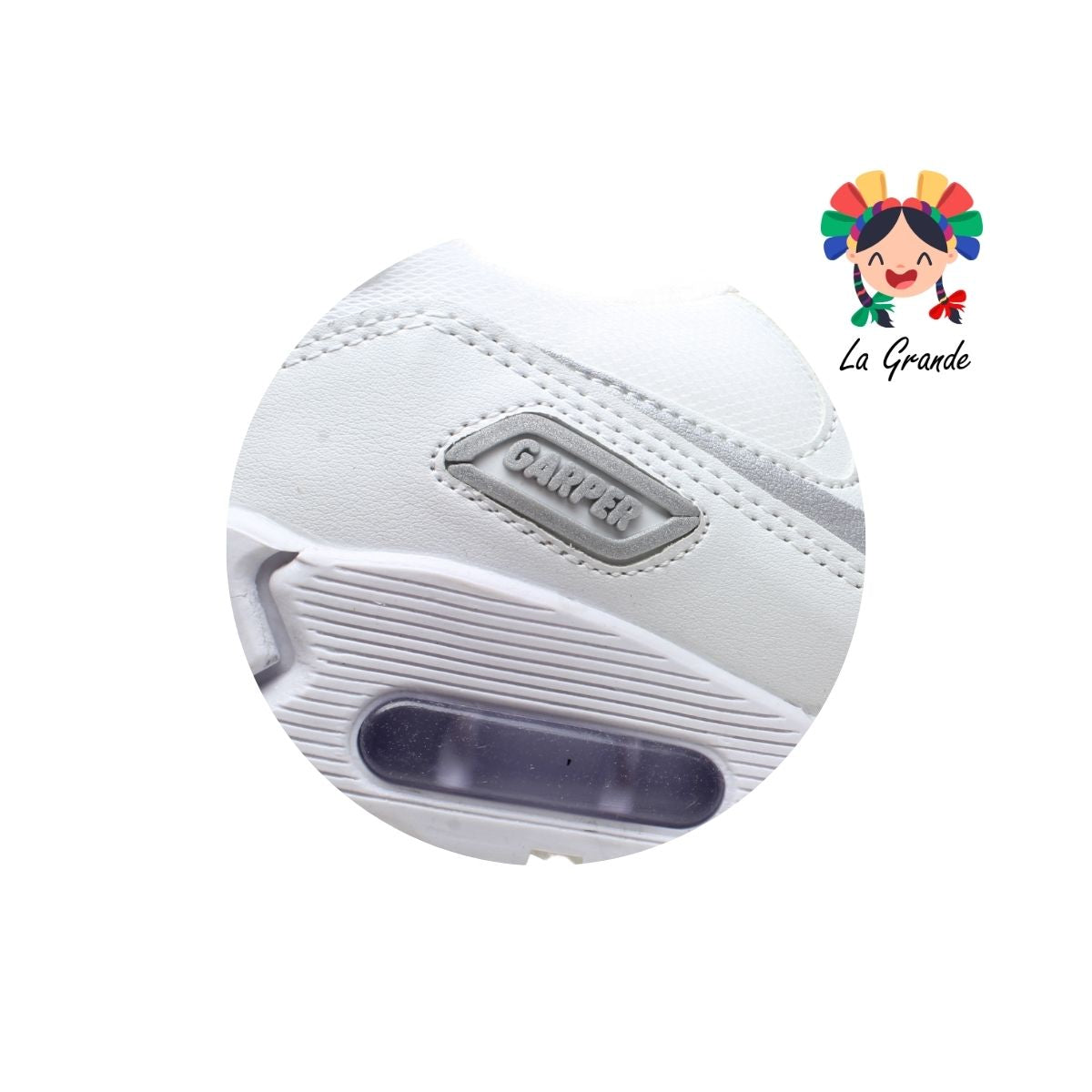 360 GARPER Blanco Blanco Tenis Deportivo de Válvula para Caballero