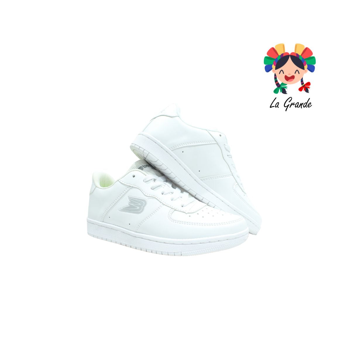 362 BOOST Blanco Sintético Tenis Casual Dama y Joven