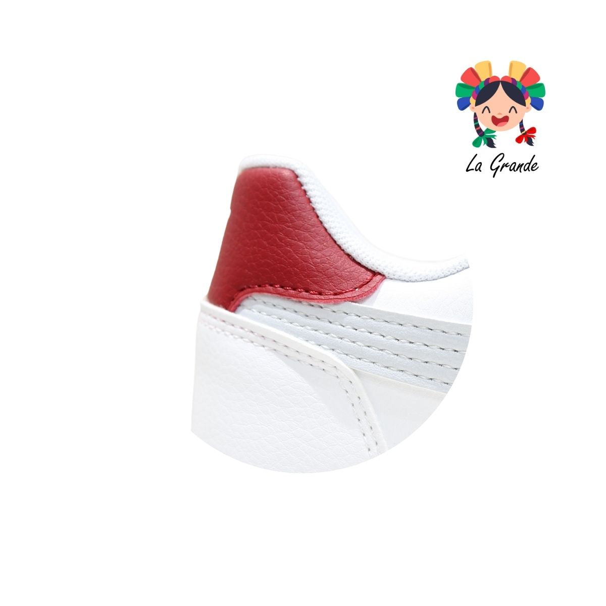 3720 CAVEN 2.0 PUMA Blanco Rojo Sint Tenis Importado Original para Dama y Joven