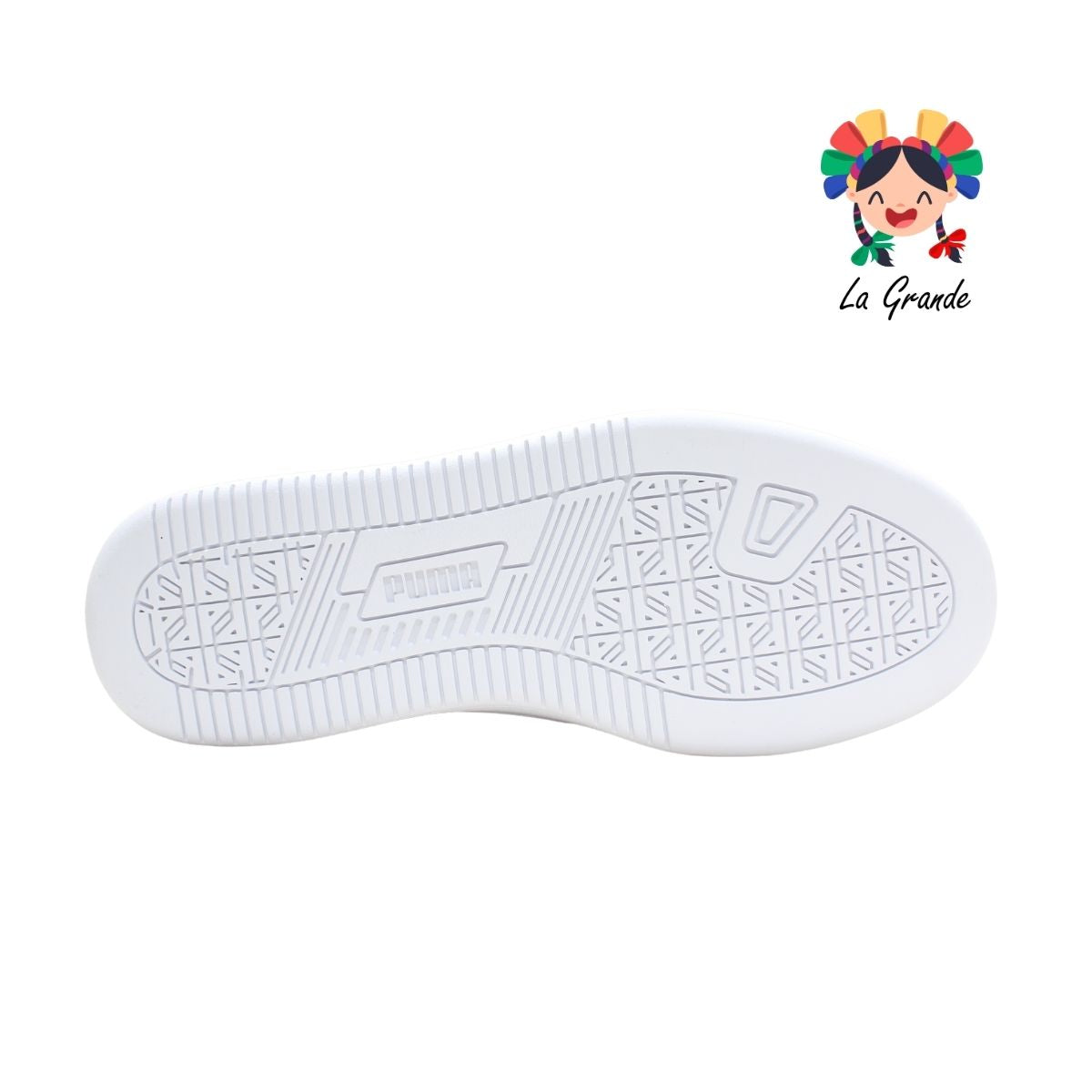 3720 CAVEN 2.0 PUMA Blanco Rojo Sint Tenis Importado Original para Dama y Joven