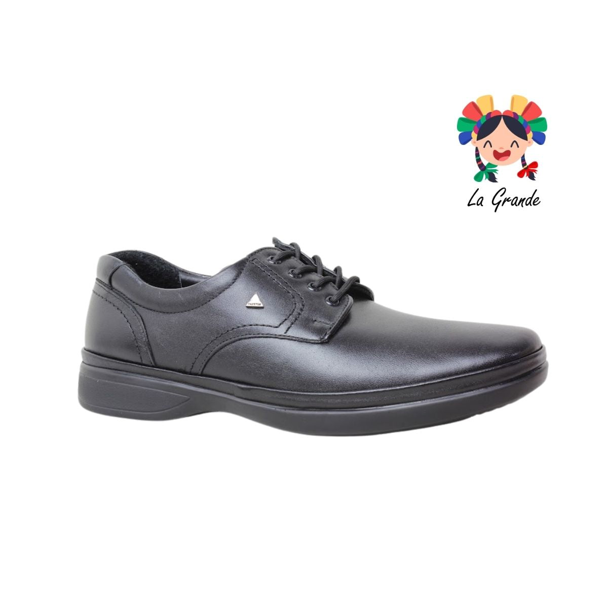 3901 PAZSTOR Negro Borrego Piel Zapato Casual para Caballero
