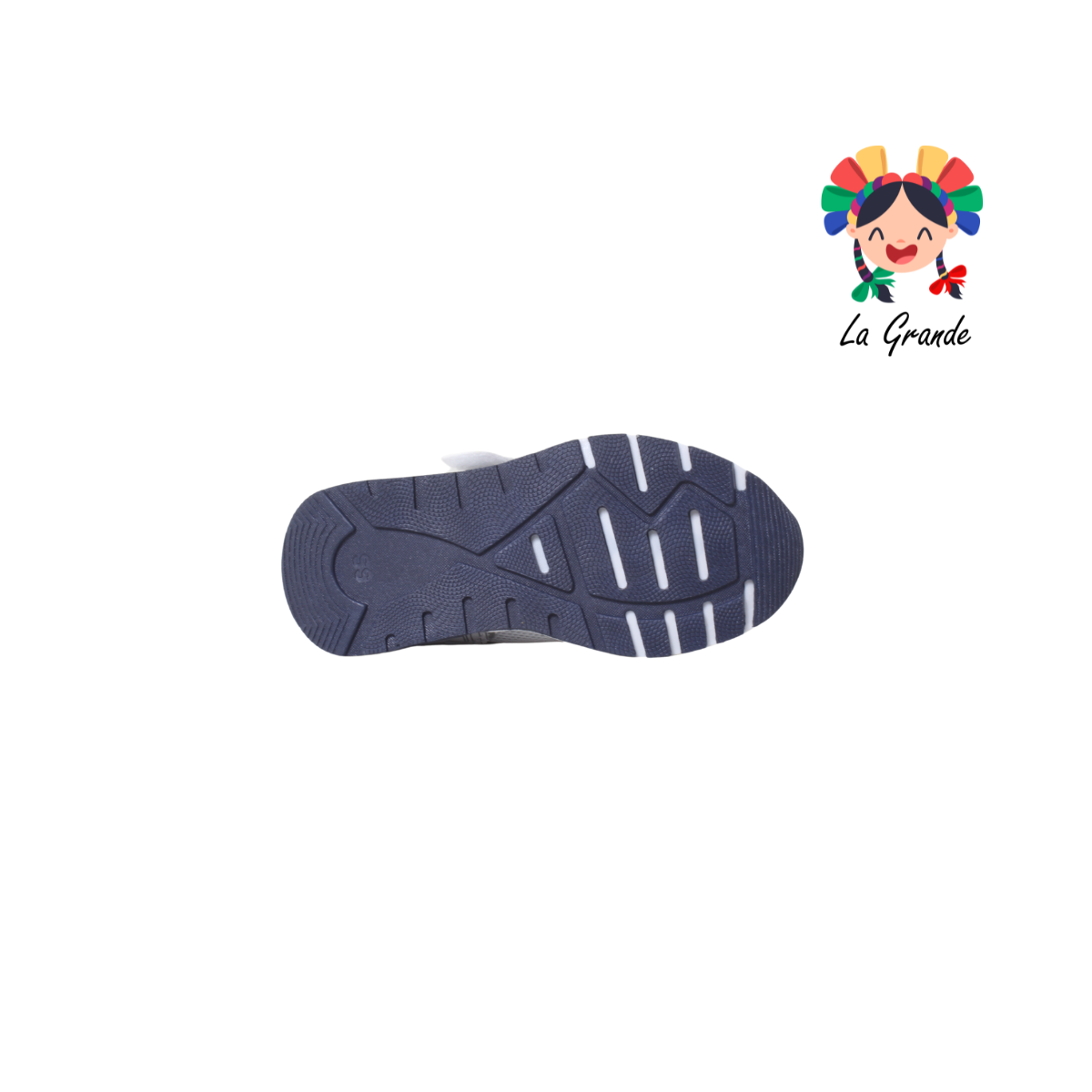 394 VIRY & TONY Blanco Rojo Gris Sint Tenis Casual para Niña y Niño