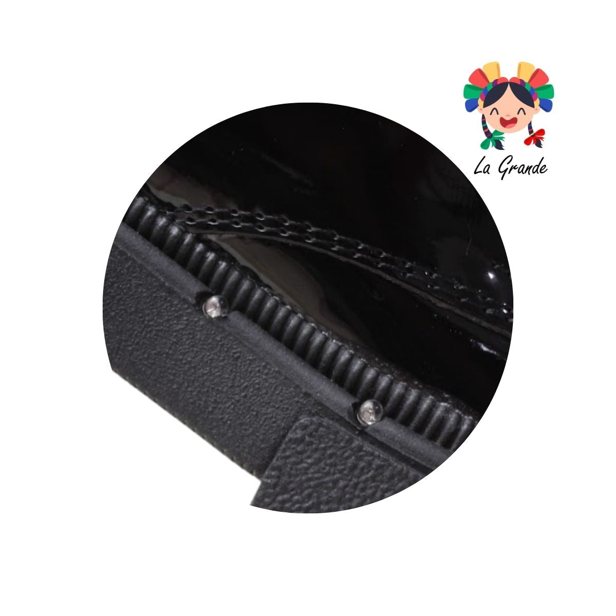 4000 Capibara ANDRE LOV Negro Charol Bota Casual con Luz Led para Niña
