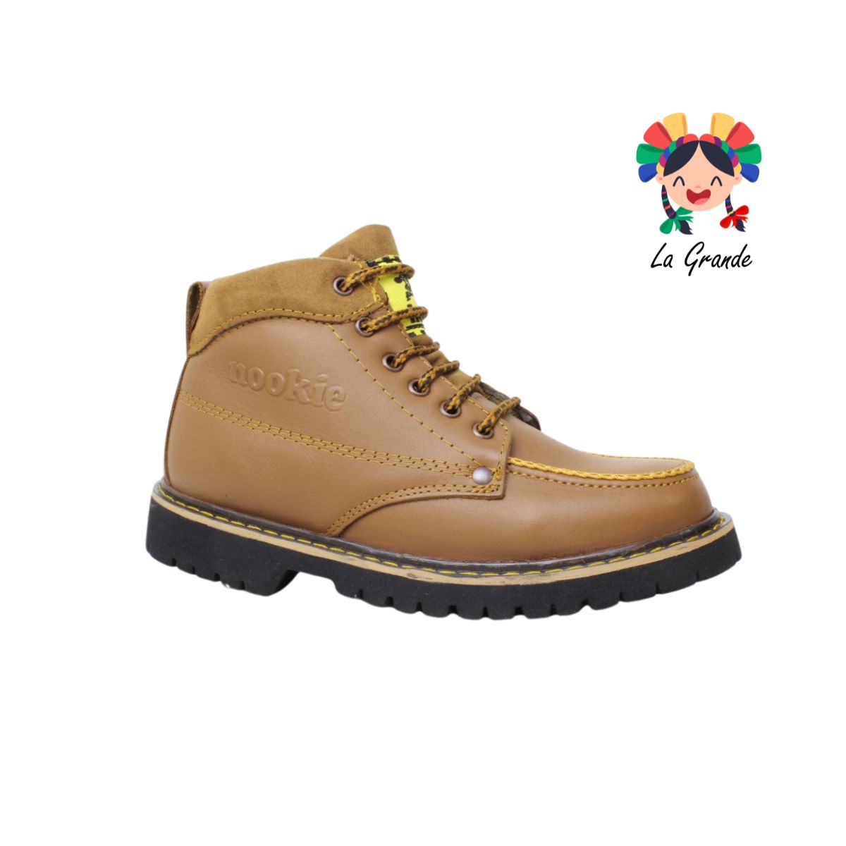 400 NOOKIE Paris Atanado Piel Bota Industrial para Caballero
