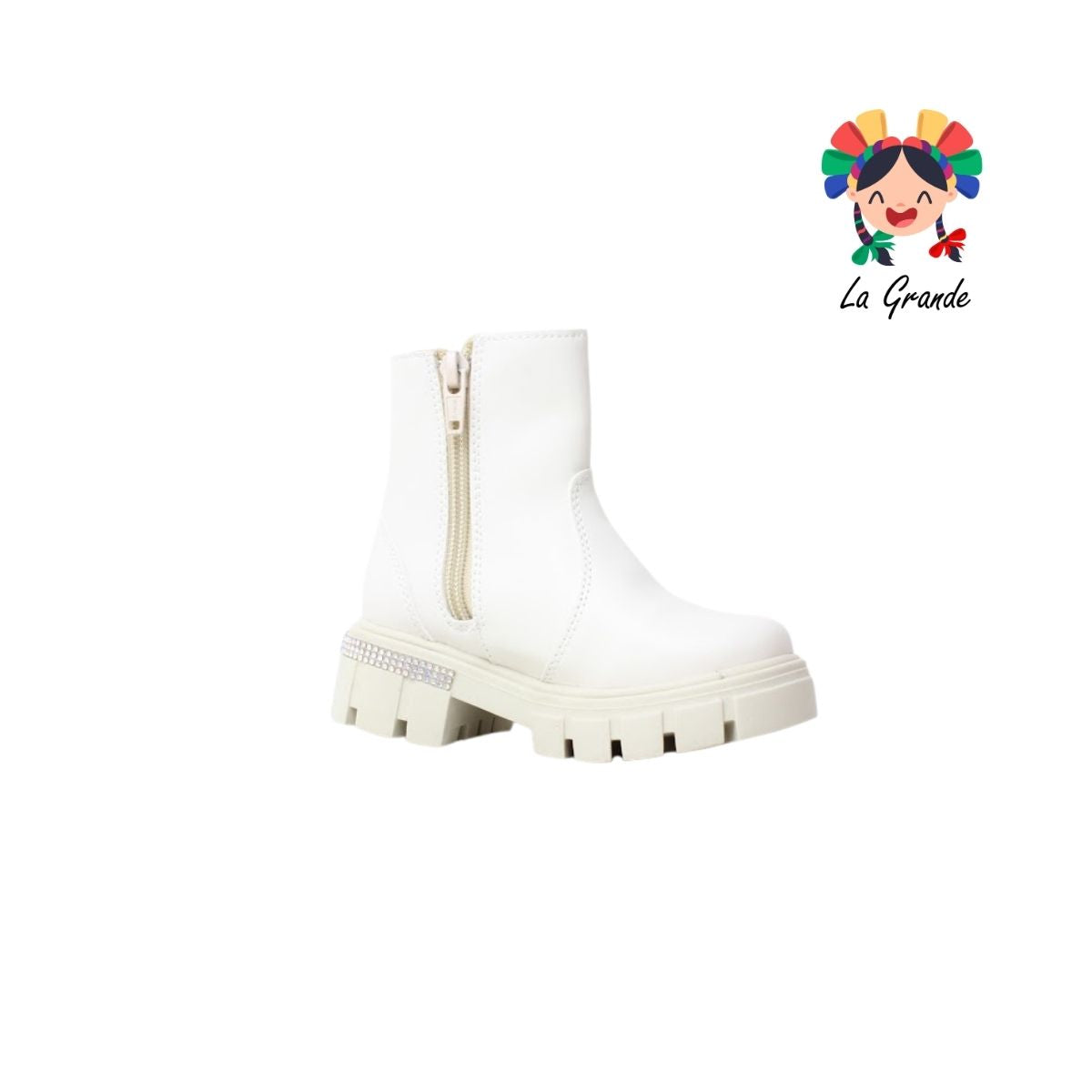 4030 GABRIELA Latte Cabra Bota Casual para Niña