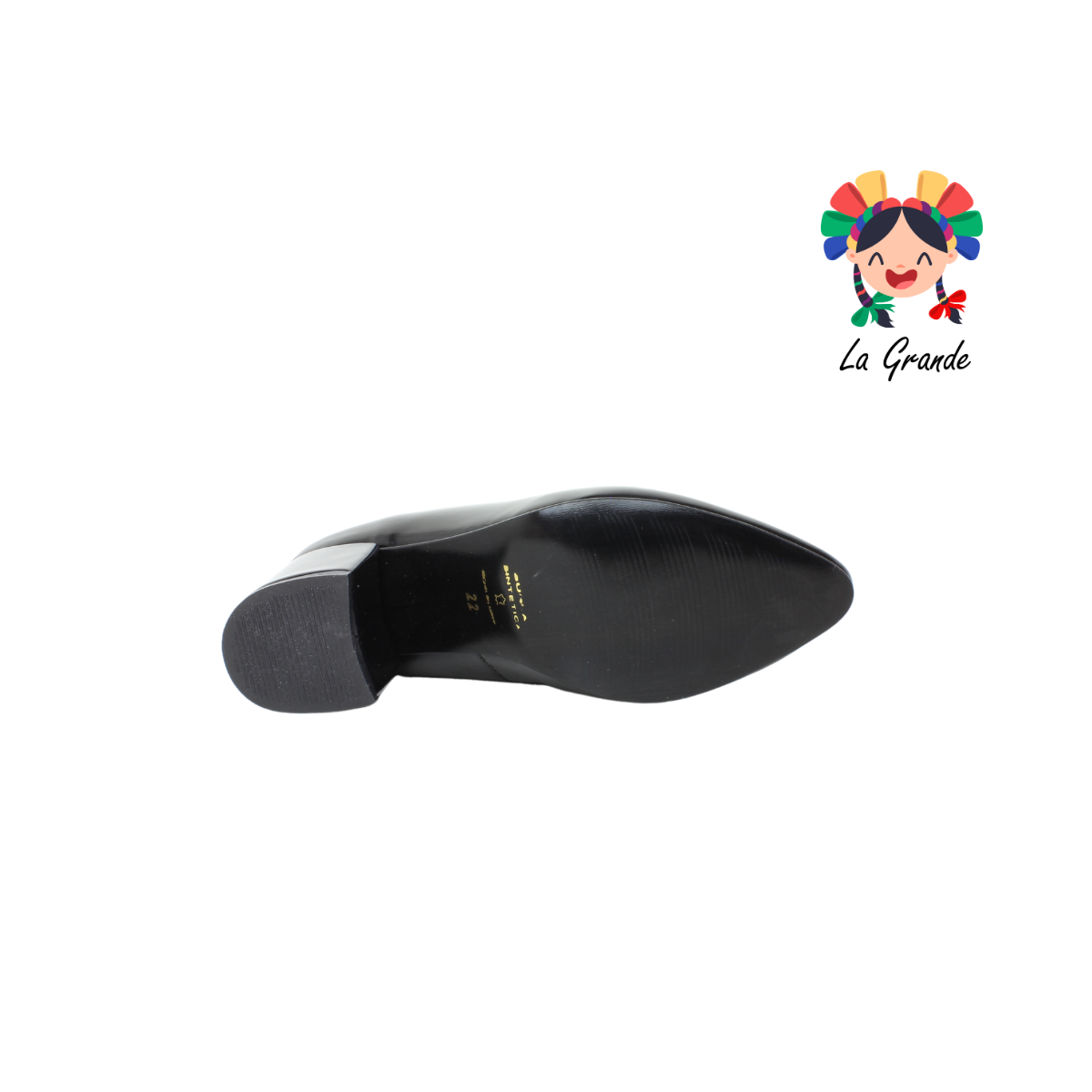 403 MARI ROSS Negro Charol Zapatilla de Vestir para Dama